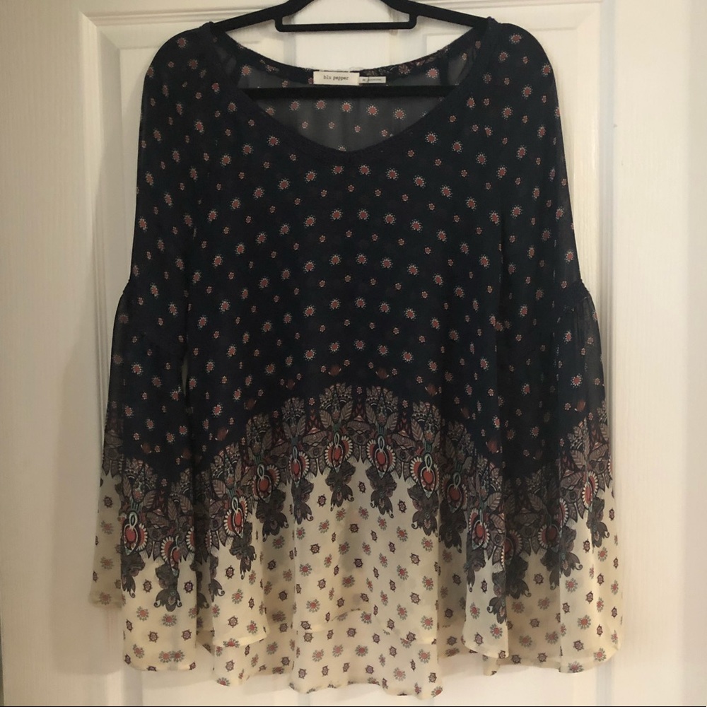 Blu Pepper Top